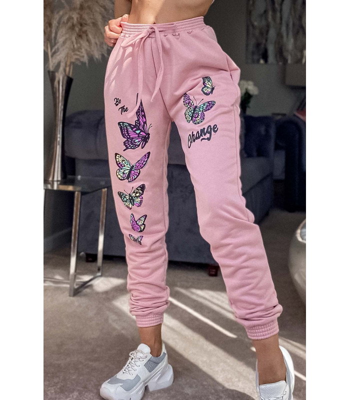 CW Trinity rosa fjärilsornade joggare – kuva 4