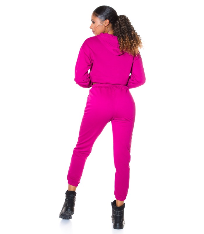 Koucla fuksia lyhyt huppari – kuva 2