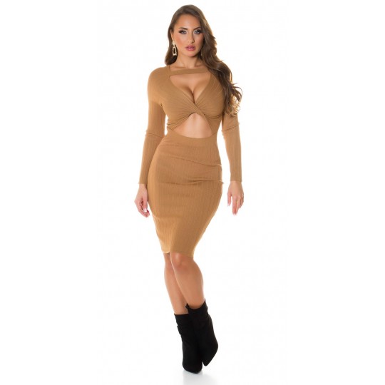Cappuccino cut out knit...