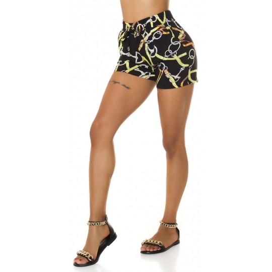 Svartgult kedjetryck...