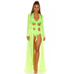 Koucla neon yellow long beach lemon