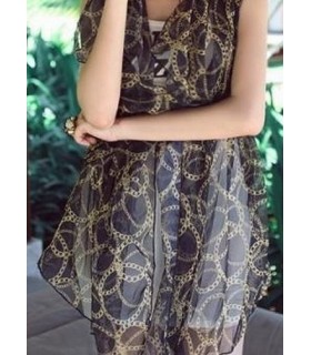 Chains dark scarf