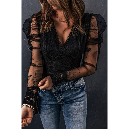 Black mesh buffalo body...