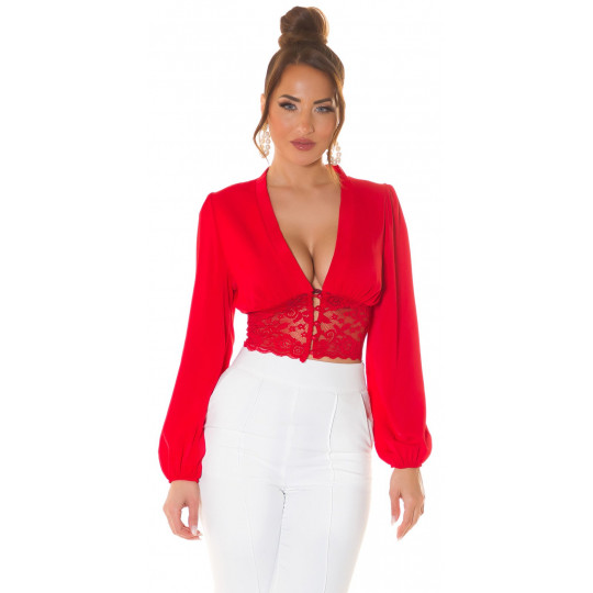 Koucla red baggy sleeved...