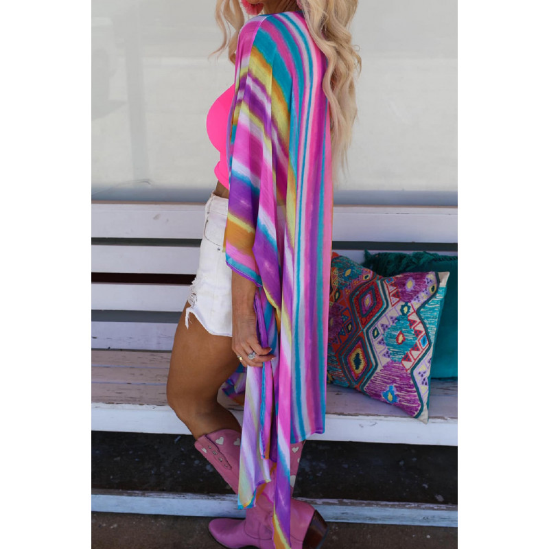 Värikäs sateenkaari kimono – kuva 3