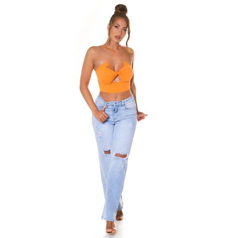 Koucla oranssi lyhyt multiway toppi – kuva 4