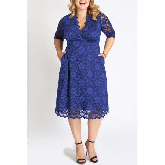 Sininen puolihihainen...