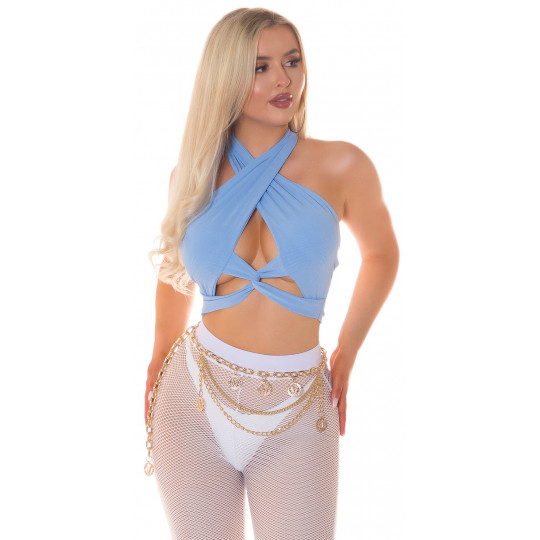 Koucla vaaleansininen lyhyt...