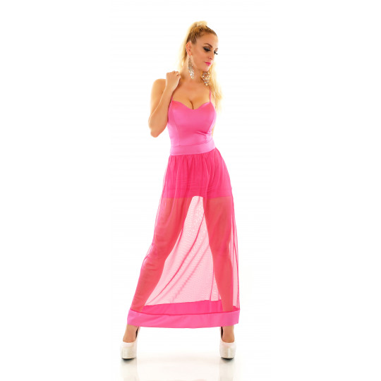 Pinkki playsuitmekko...