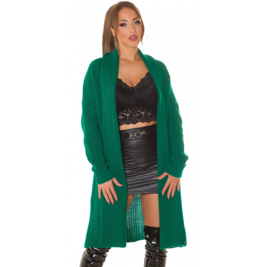 Koucla grön oversized ulljacka