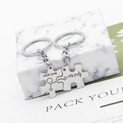 Couple Keychain Her one/His only
