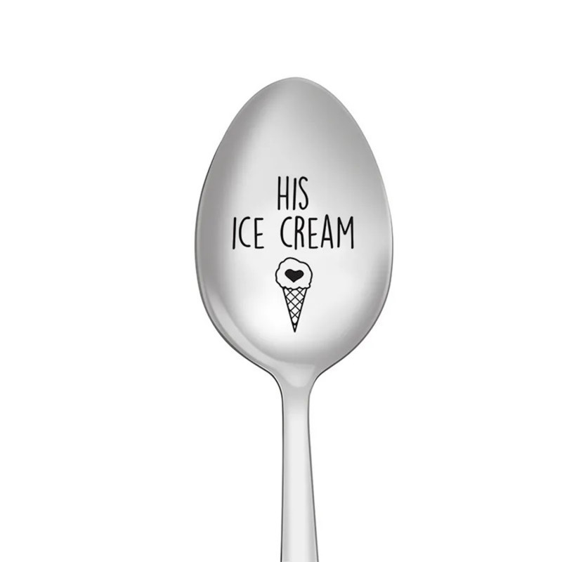 His ice cream -lusikka