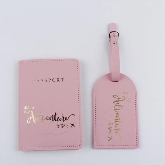 Pink adventure passport...