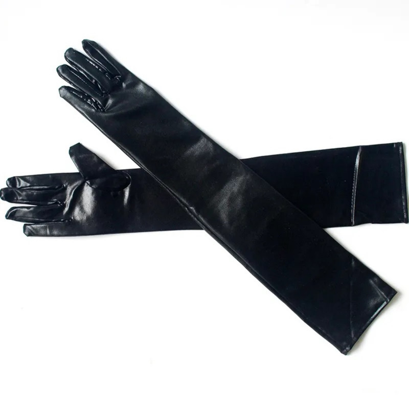 Svarta PVC-handskar – kuva 2