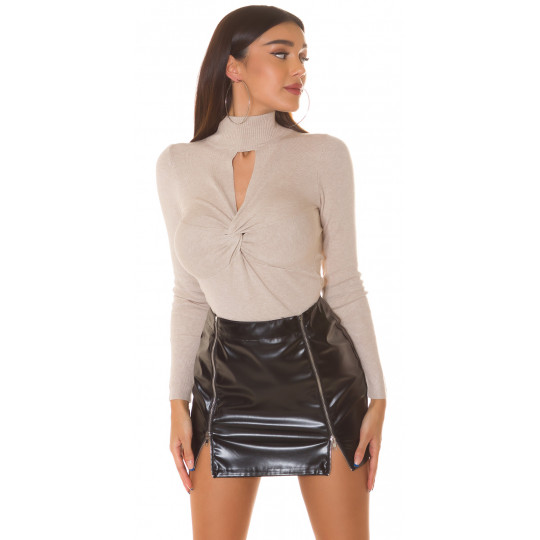 Beige solmukoristeinen...