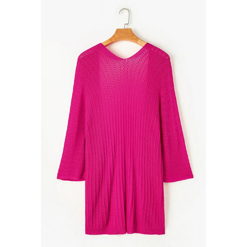 Rosa virkad kimono – kuva 4
