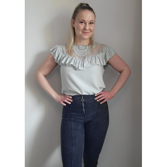 Mintunvihreä lyhythihainen...