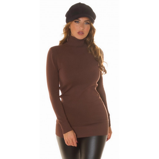 Ruskea pitkähihainen basic...