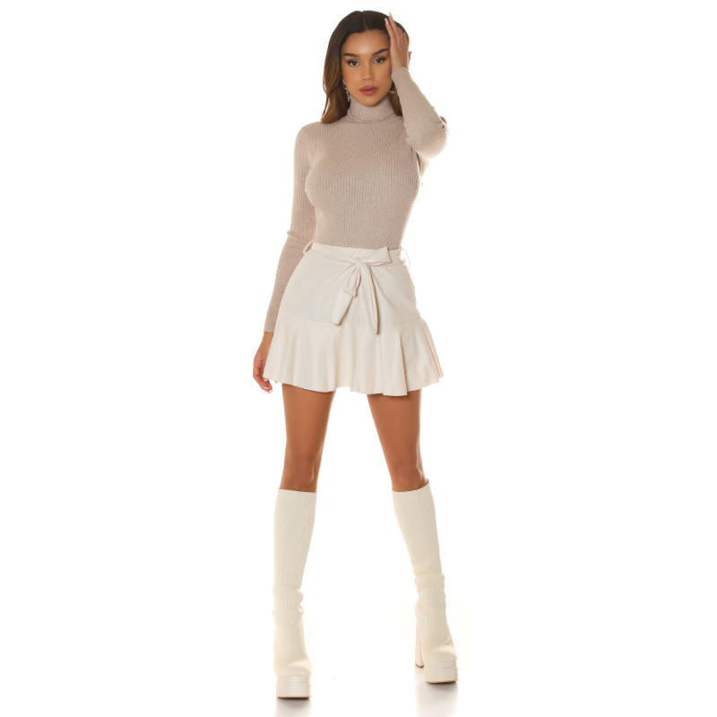 Cappuccino basic ribbad polotröja – kuva 2
