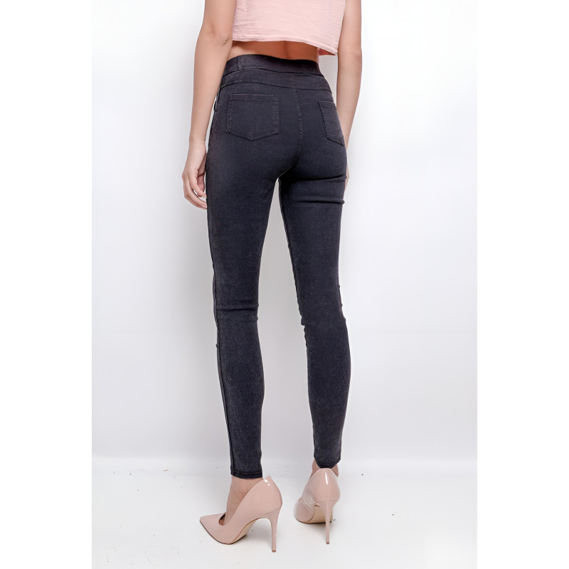 Vera mörkgrå högmidjade jeggings – kuva 2