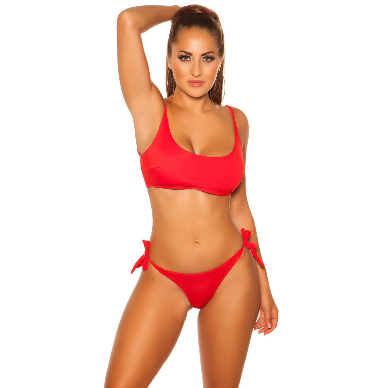 Koucla röd basic bikinitopp – kuva 4