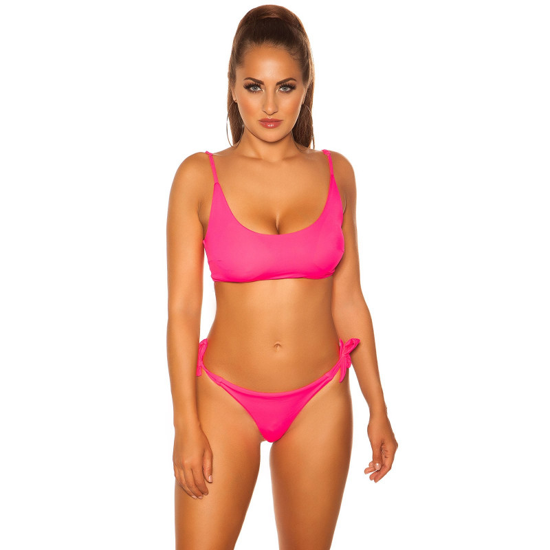 Koucla neonrosa basic bikinitopp – kuva 4