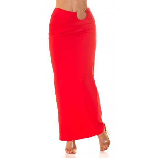 Koucla punainen maksihame...