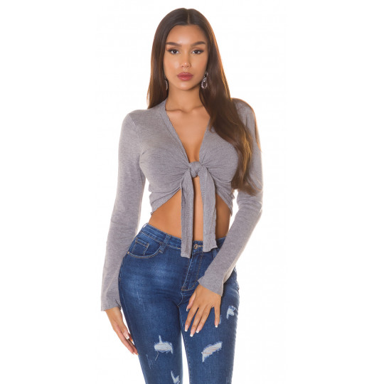 Harmaa pitkähihainen...