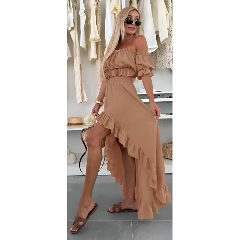 Rosy Days feminin kamel kjolset – kuva 2