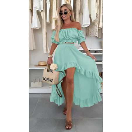 Rosy Days feminin mint kjolset