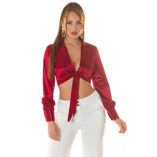 Koucla viininpunainen lyhyt...