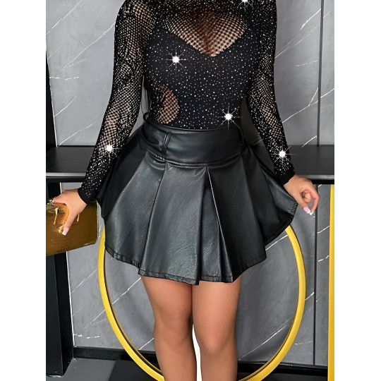 Pitkähihainen musta...