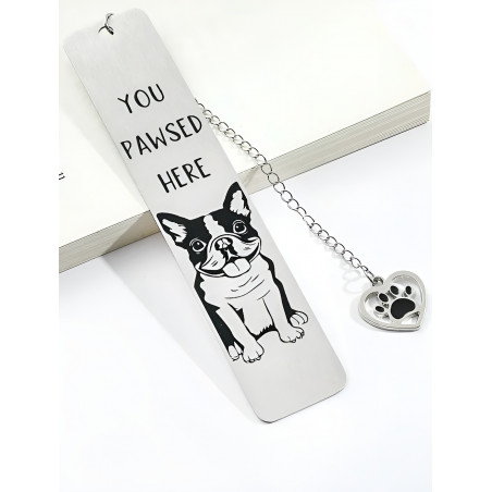 Hund You Pawsed Here -bokmärke