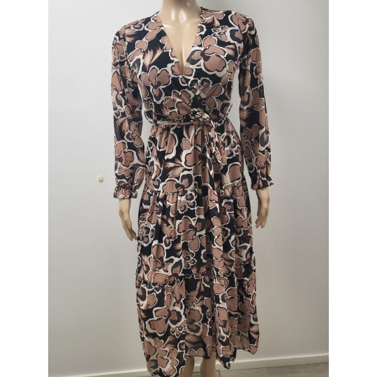 CW Viviana brown patterned...