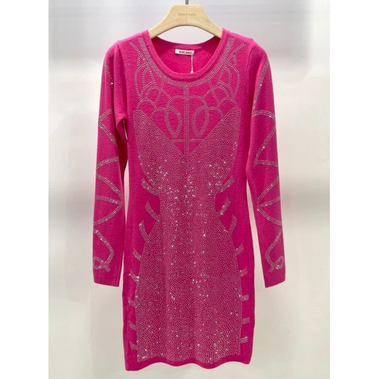 Rosy Days pinkki neulemekko...