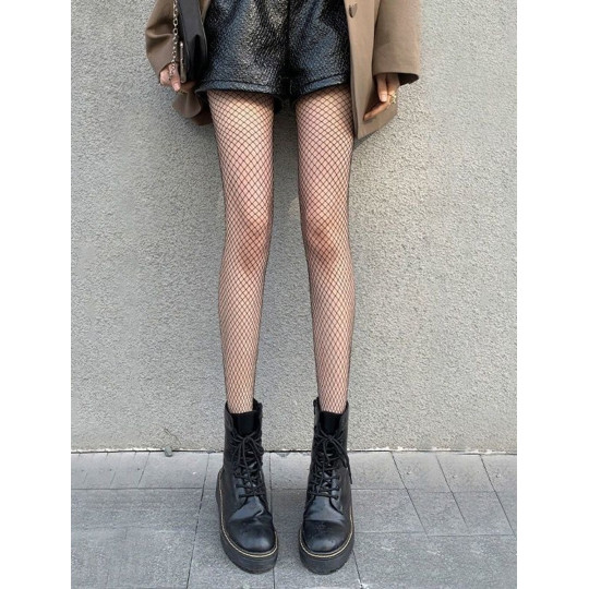 Svarta nätstrumpbyxor med...