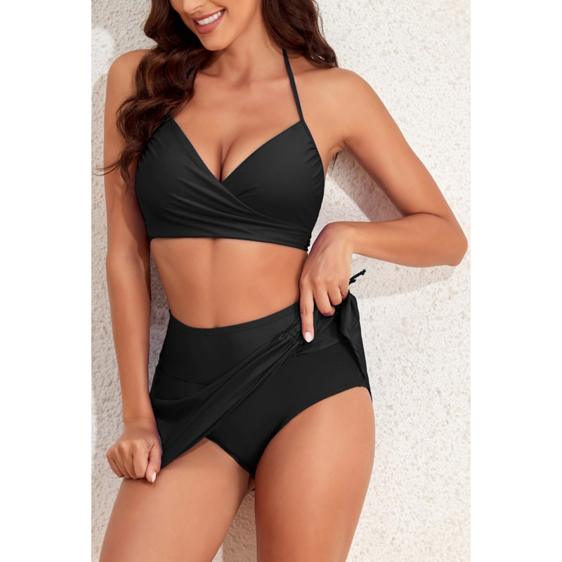 Svarta bikinis med kjol – kuva 3