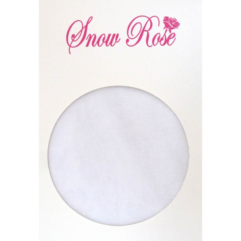 Snow Rose valkoiset stay-up sukat pitsillä