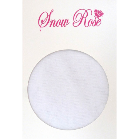 Snow Rose valkoiset stay-up sukat pitsillä