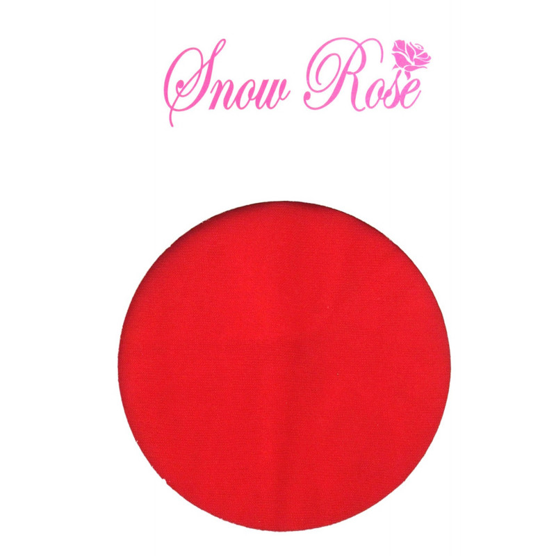 Snow Rose röda stay-up-strumpor med spets
