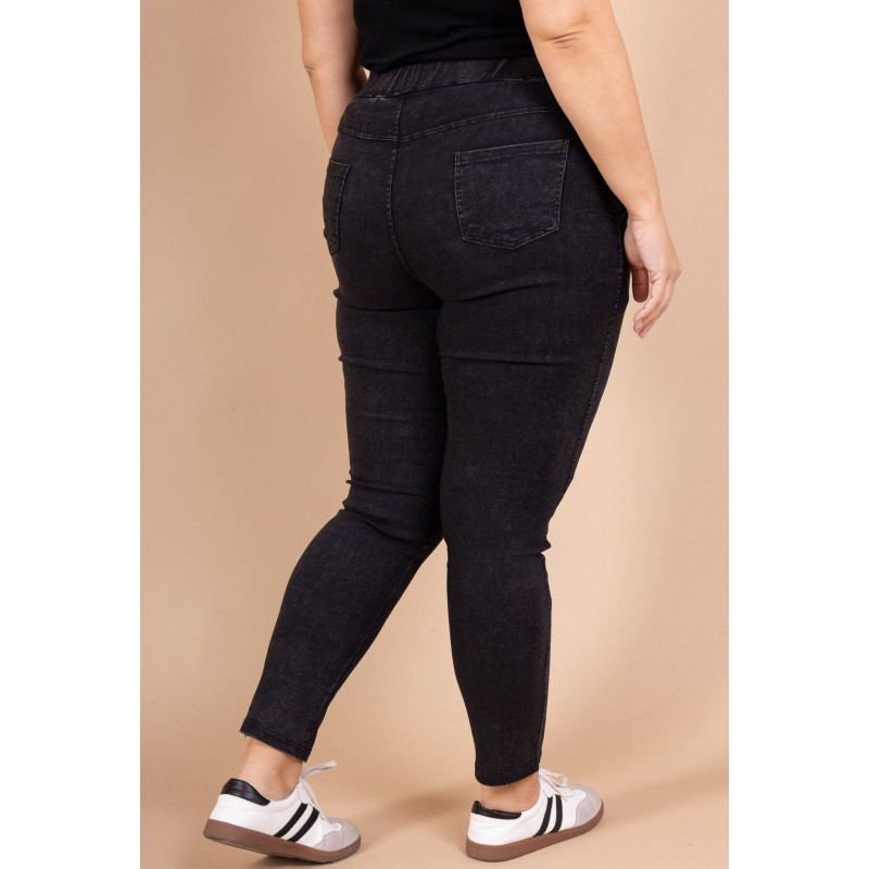 Best Fashion mustat jeggingsit (plus size) – kuva 2